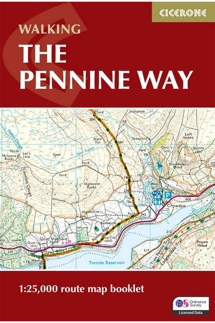 Walking the Pennine Way Map Booklet cover