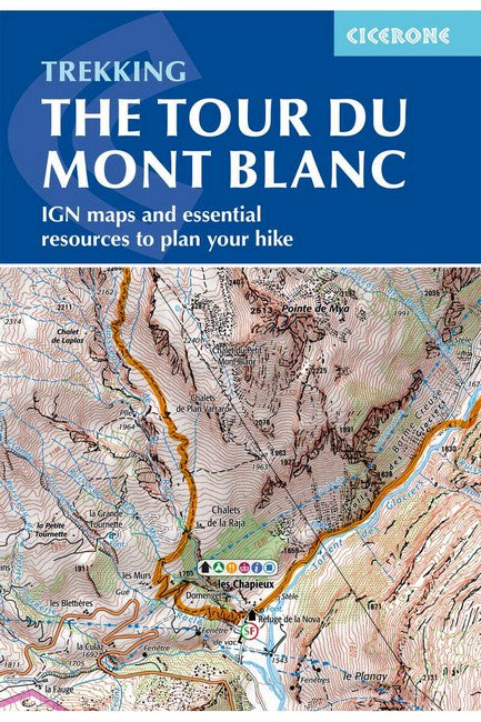 Tour du Mont Blanc Map Booklet cover