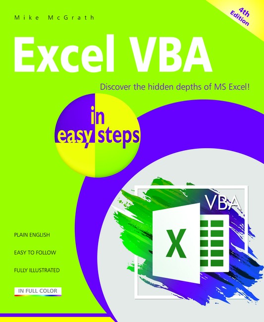 Excel VBA in easy steps cover