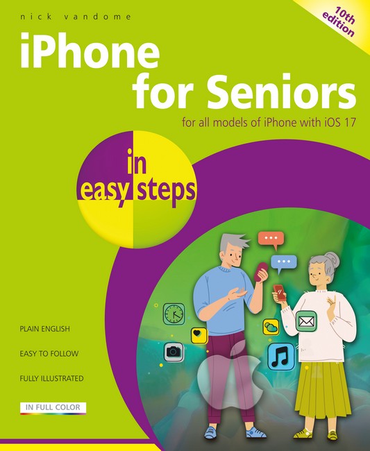 iPhone for Seniors in easy steps cover