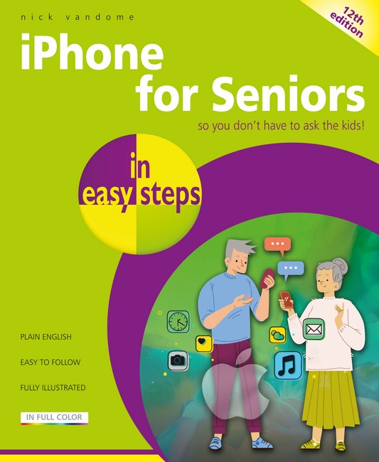 iPhone for Seniors in easy steps cover
