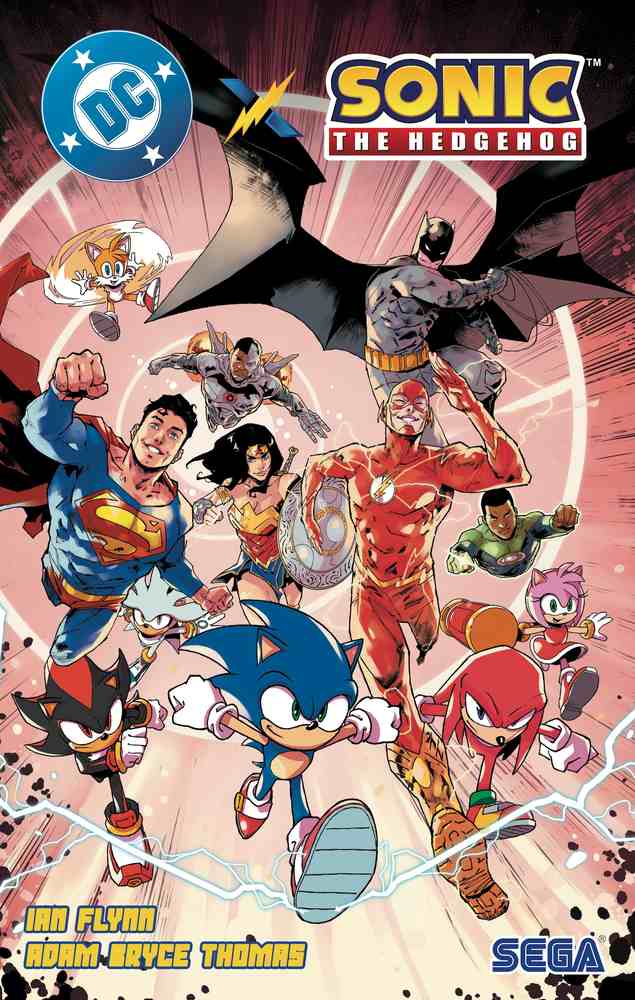 DC X SONIC THE HEDGEHOG book cover