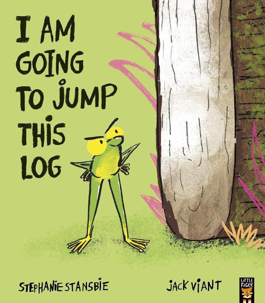 I Am Going To Jump This Log book cover