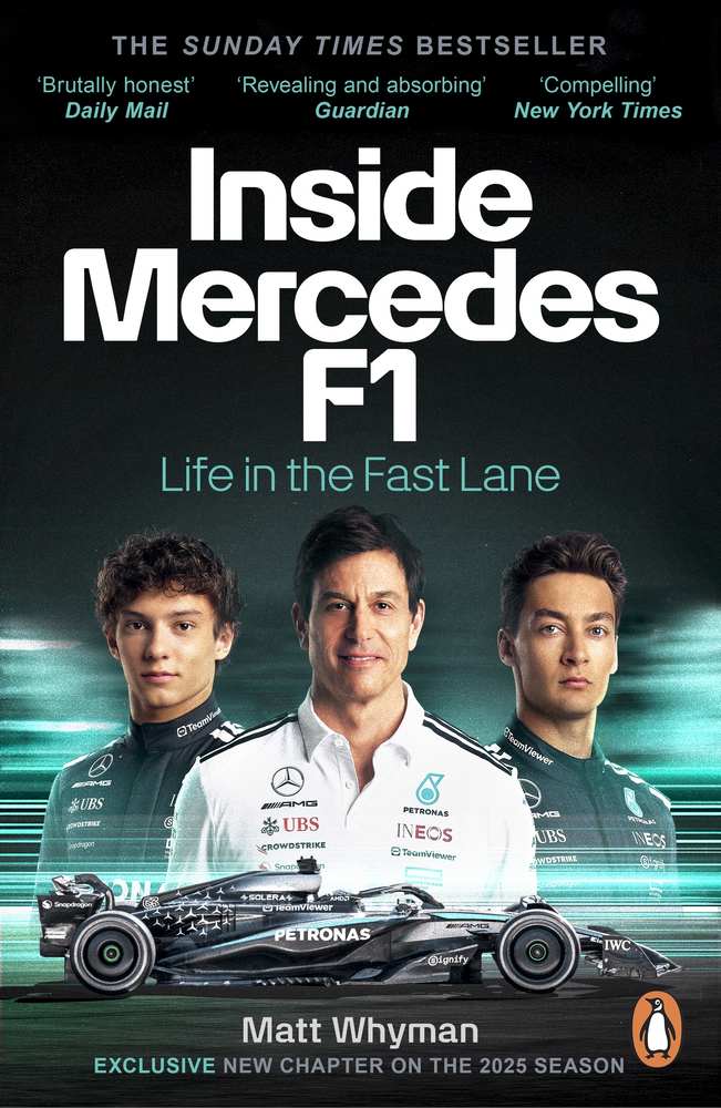 Inside Mercedes F1 book cover
