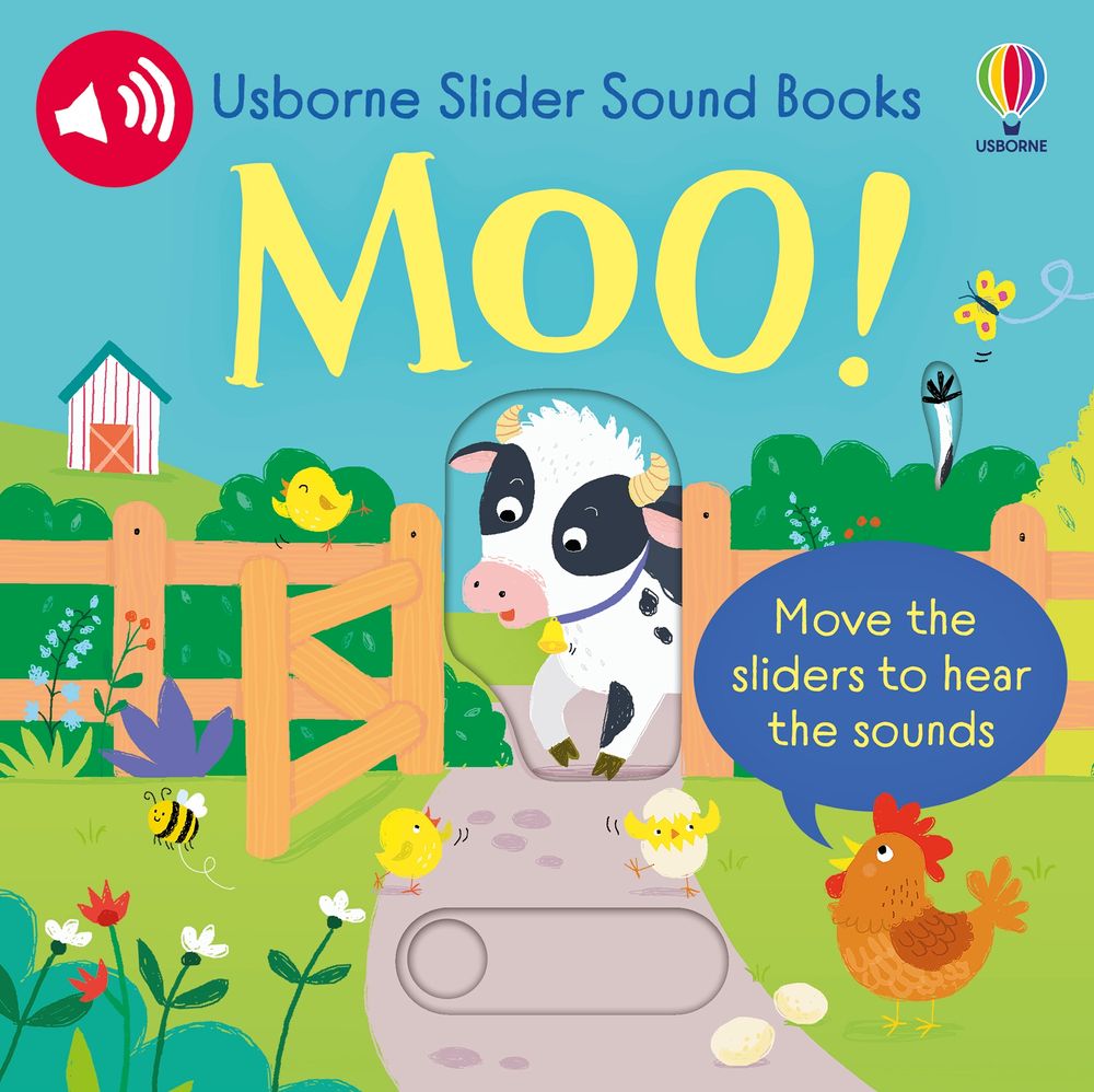 Slider Sound Books: Moo!