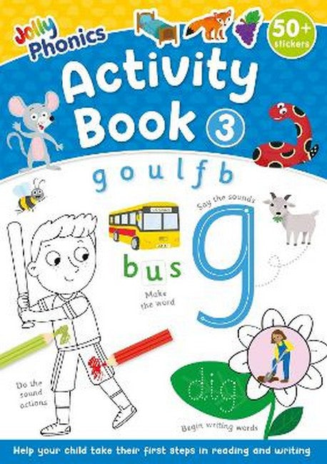Jolly Phonics Activity Book 3 cover