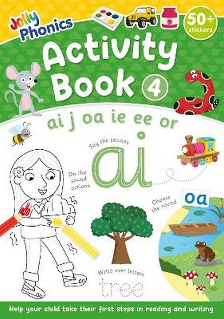 Jolly Phonics Activity Book 4 cover