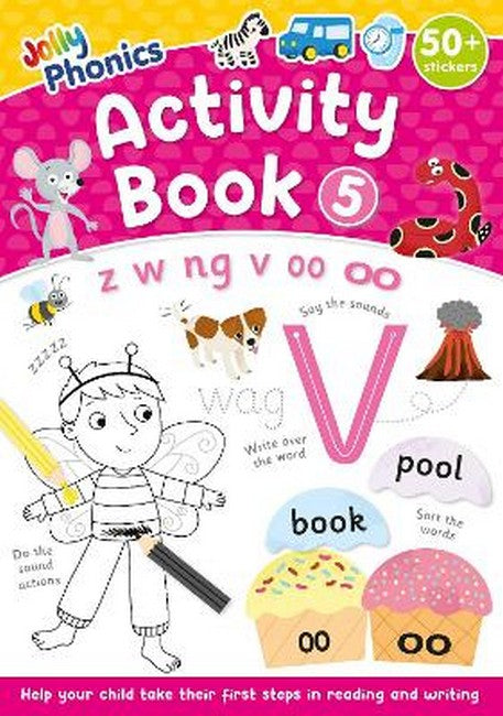 Jolly Phonics Activity Book 5 cover
