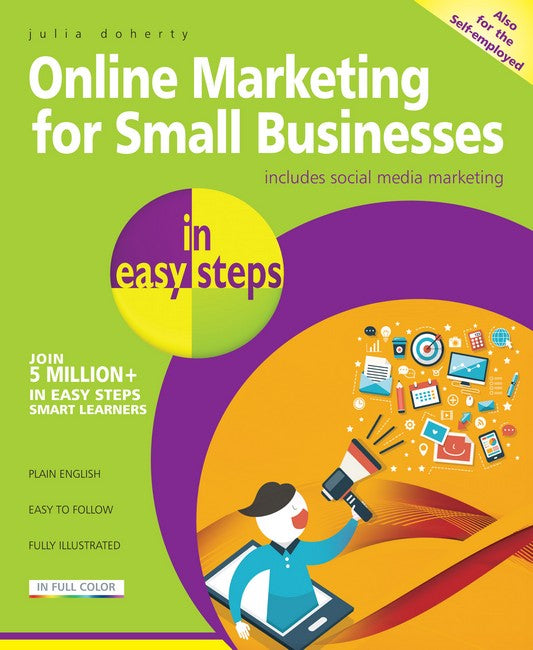 Online Marketing for Small Businesses in Easy Steps cover