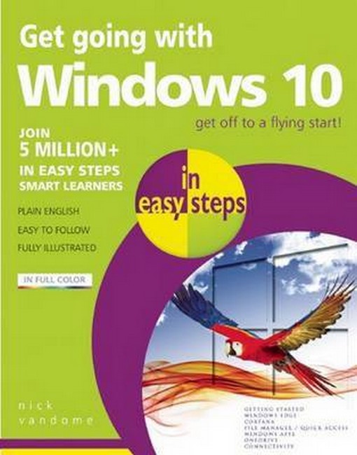 Get Going with Windows 10 in Easy Steps cover