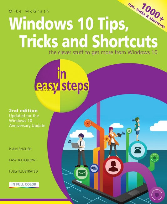 Windows 10 Tips, Tricks & Shortcuts in easy steps cover