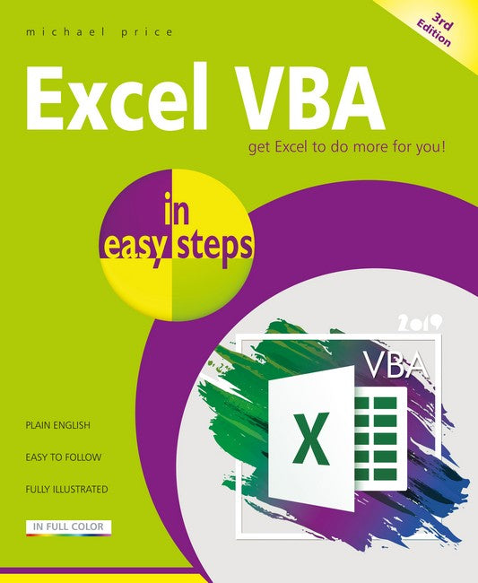 Excel VBA in easy steps 3/e: