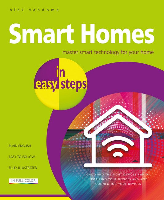 Smart Homes in easy steps cover