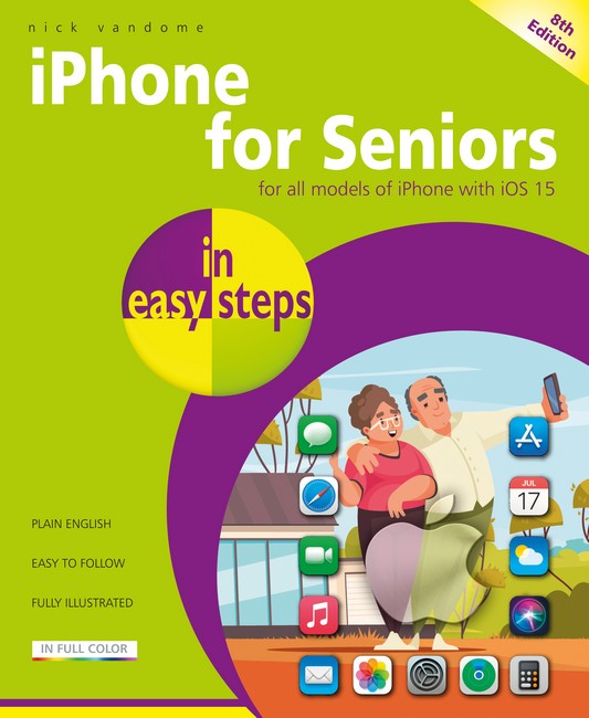 iPhone for Seniors in easy steps cover