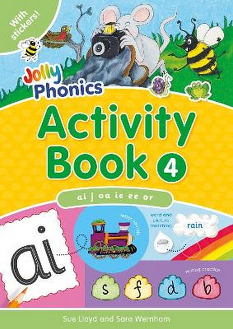 Jolly Phonics Activity Book 4 cover