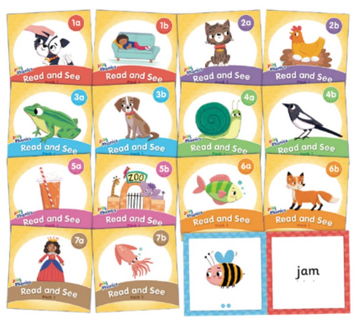 Jolly Phonics Read and See, Pack 1 cover