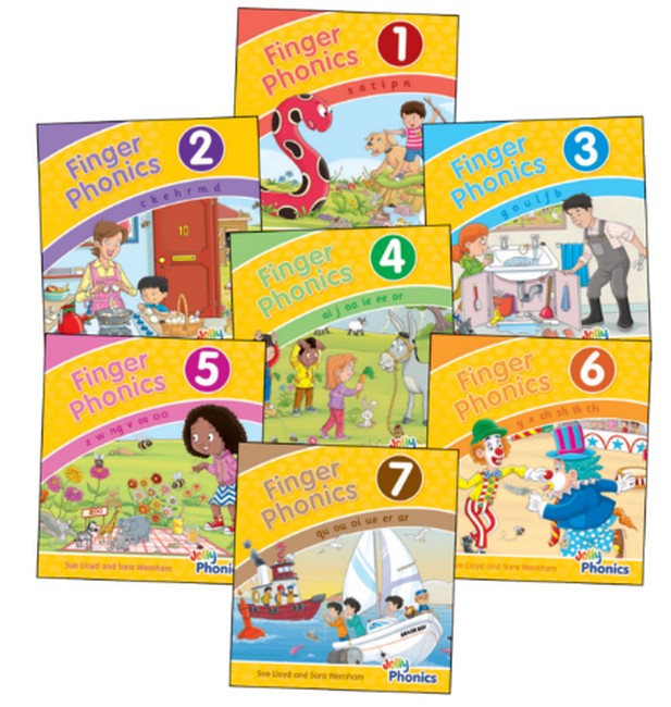 Finger Phonics Books 1-7 cover
