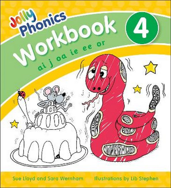 Jolly Phonics Workbook 4 cover