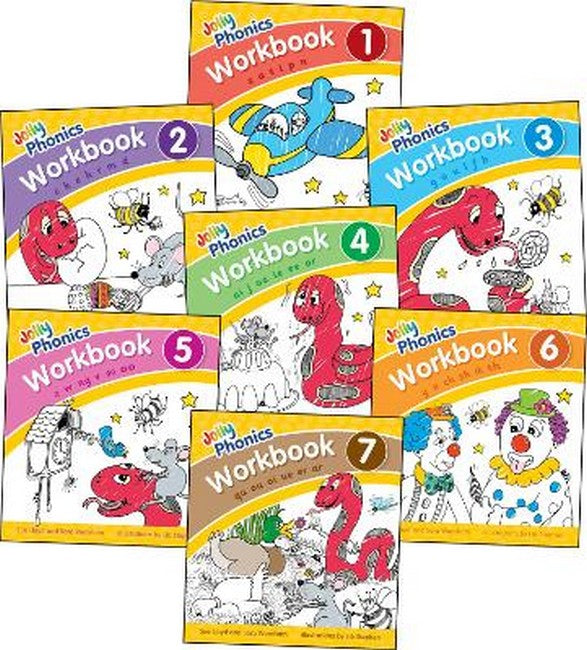 Jolly Phonics Workbooks 1-7 cover