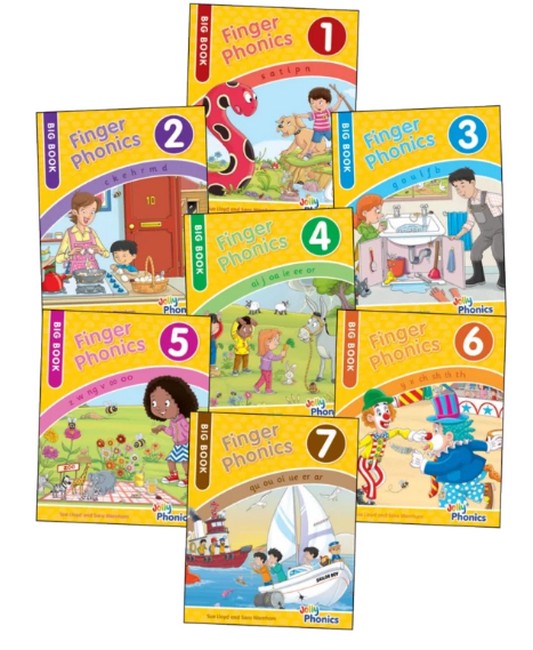 Finger Phonics Big Books 1-7 cover