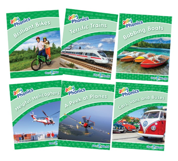 Jolly Phonics Readers Level 3, Our World, Complete Set cover