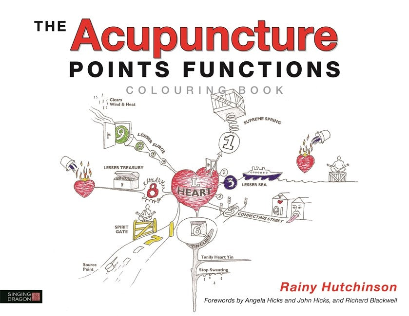 The Acupuncture Points Functions Colouring Book cover