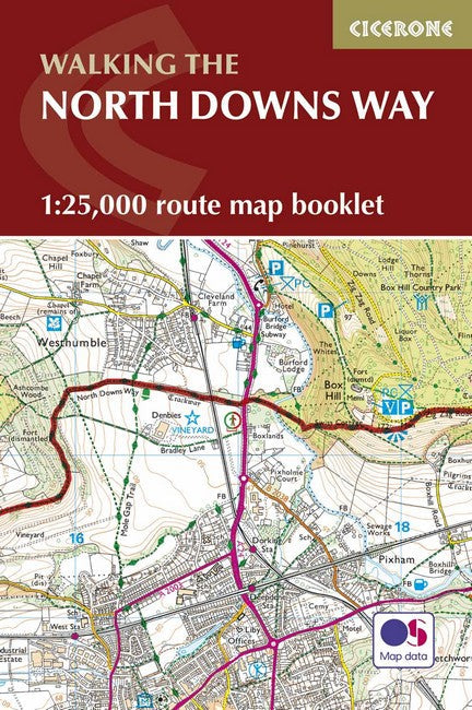 North Downs Way Map Booklet cover