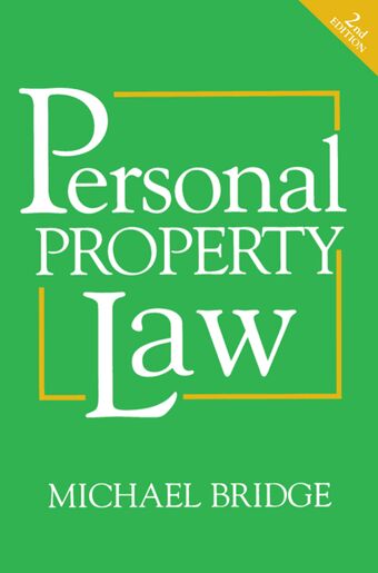 Personal Property Law book cover