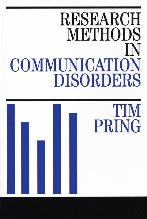 Research Methods in Communication Disorders cover