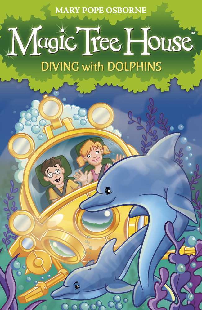 Magic Tree House 9: Diving with Dolphins book cover