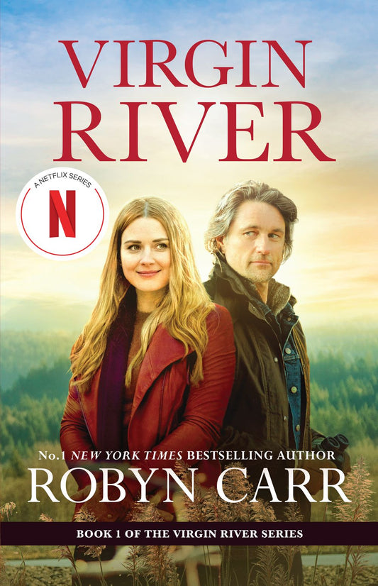 Virgin River: the much loved and bestselling series now streaming on Netflix starring Alexandra Brekenridge, Martin Henderson and Tim Matheson.