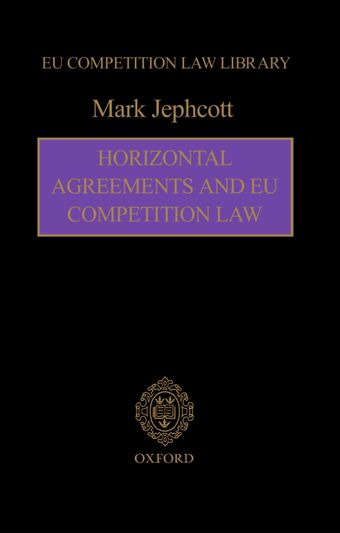 Horizontal Agreements and EU Competition Law book cover