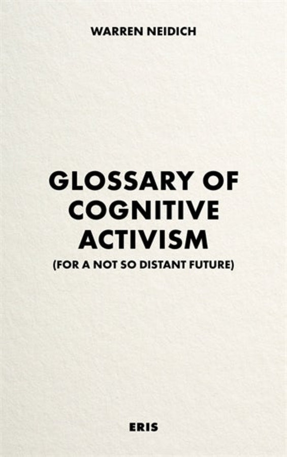Glossary of Cognitive Activism: For a Not so Distant Future cover