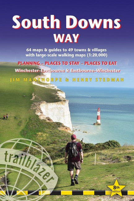 South Downs Way Trailblazer Walking Guide 8e cover