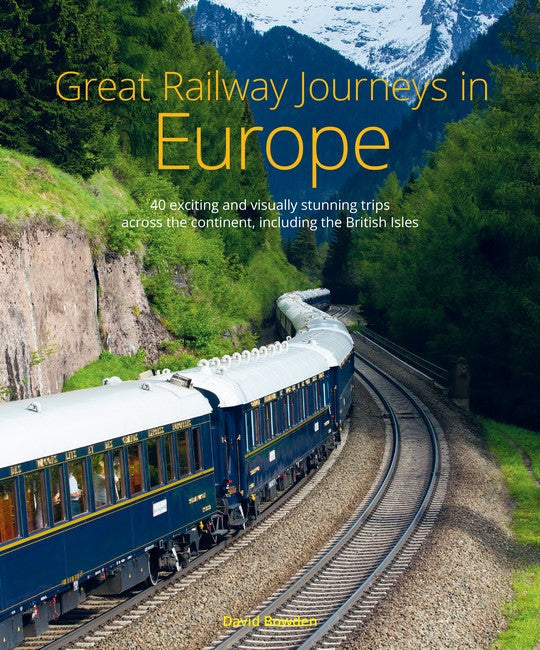 Great Railway Journeys in Europe cover