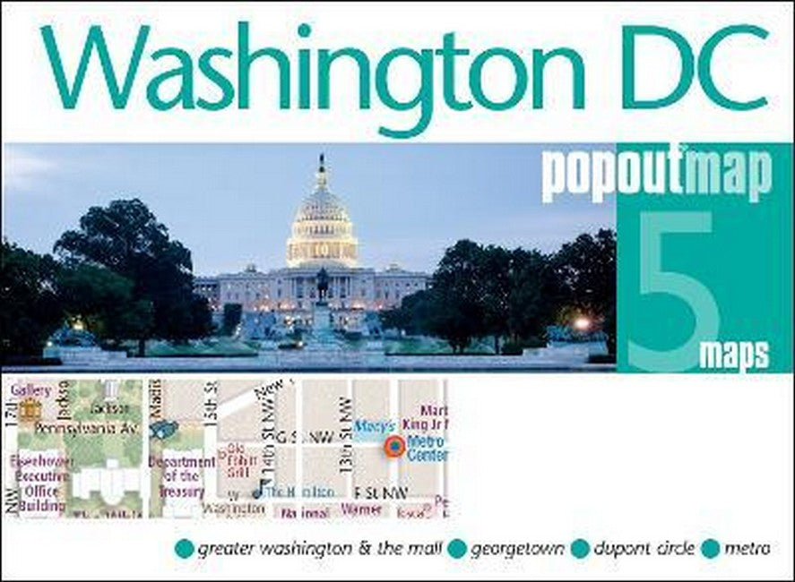 Washington DC PopOut Map cover