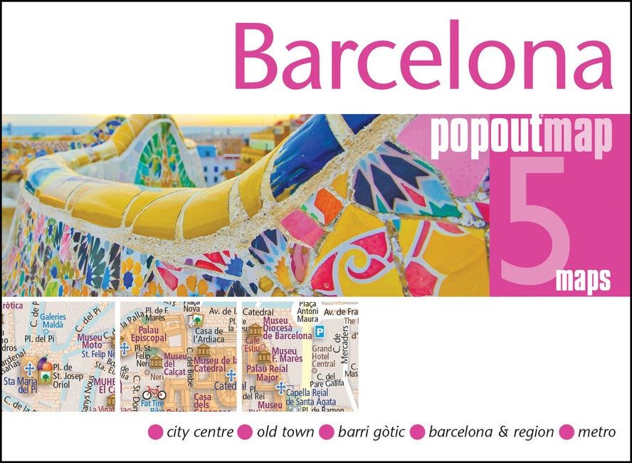Barcelona PopOut Map cover