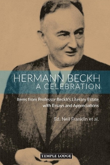 Hermann Beckh, A Celebration cover