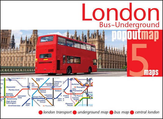 London Bus and Underground PopOut Map cover