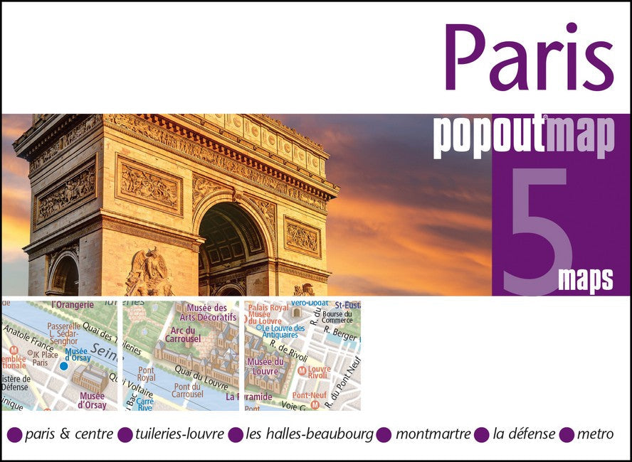 Paris PopOut Map cover