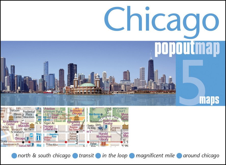 Chicago PopOut Map cover