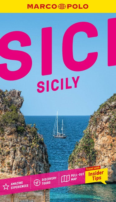 Sicily Marco Polo Pocket Travel Guide - with pull out map cover