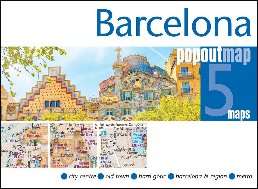 Barcelona PopOut Map cover