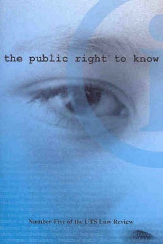 Public Right to Know cover