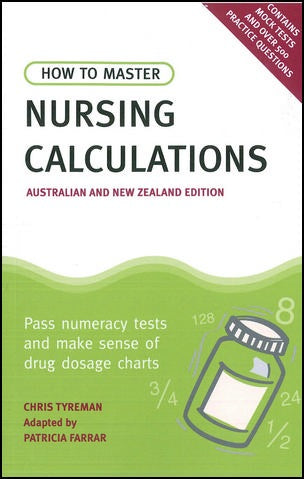 How to Master Nursing Calculations Australian & New Zealand Edition cover