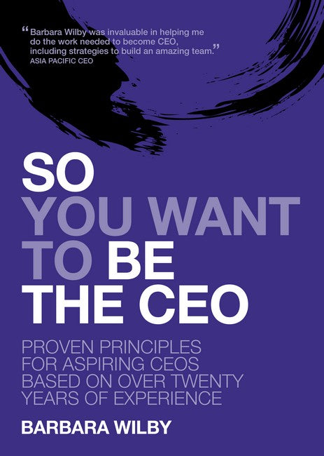 So You Want to Be the CEO cover