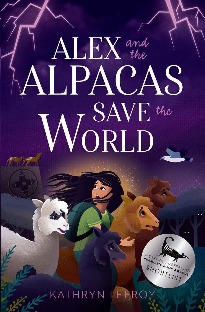 Alex and the Alpacas Save the World book cover