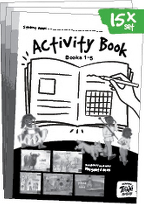 Reading Tracks Activity Book 1 to 5 Pack cover