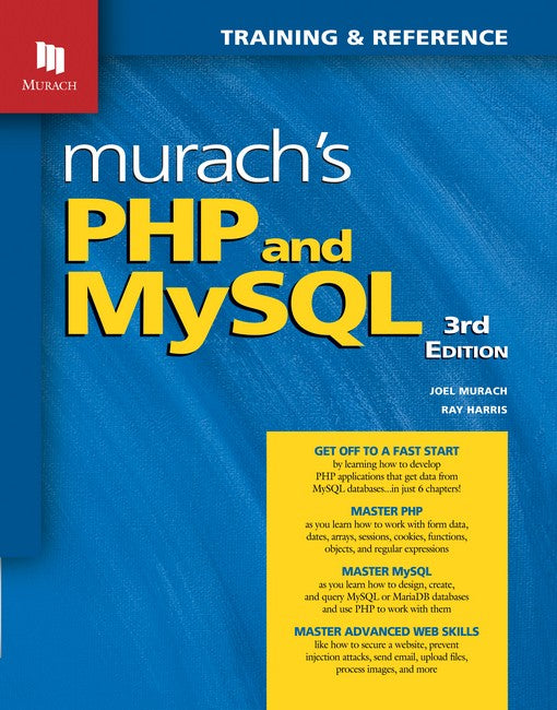 Murach's PHP and MySQL (3rd Edition) cover