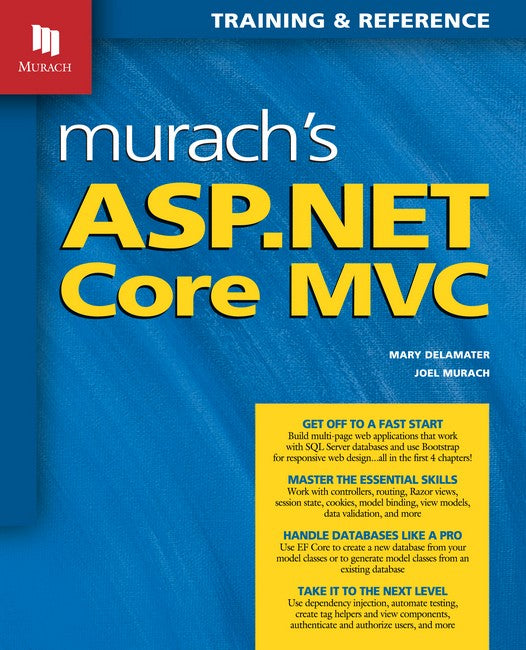 Murach's ASP.NET Core MVC cover